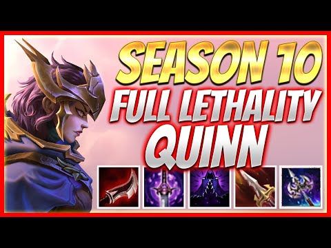 PRESS THE DELETE BUTTON WITH THIS BUILD!! | FULL LETHALITY QUINN!! - League of Legends