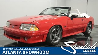 Video Thumbnail for 1993 Ford Mustang GT Convertible