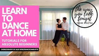 THE WAY YOU LOOK TONIGHT - FRANK SINATRA | BEGINNER WEDDING FIRST DANCE CHOREOGRAPHY ONLINE LESSONS