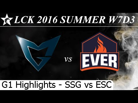 SSG vs ESC Game 1 Highlights 06/07/2016 - LCK Summer 2016 W7D3M3 Samsung Galaxy vs ESC Ever