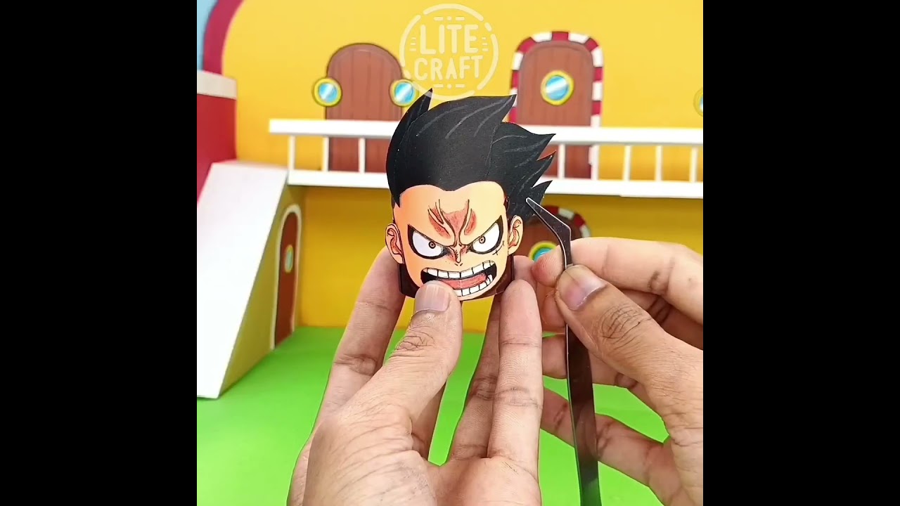 Making Luffy in Gear 4 Boundman Papercraft #onepiece #diy #anime #luffy