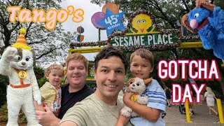 Tango&#39;s Gotcha Day Weekend at Sesame Place Theme Park | Meeting Elmo &amp; Friends | Shows &amp; Parade
