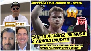 Canelo Álvarez FIRMA con ARABIA SAUDÍ y DEJARÁ de pelear en FIESTAS MEXICANAS | ESPN Boxeo