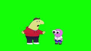 Charlie "I did not find that funny" Smiling Friends green screen