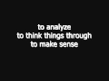 Thom Yorke - Analyse w/ lyrics 