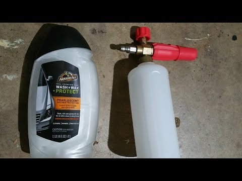 Armor All Premium Wash and Wax Protect review! (Foam Cannon)