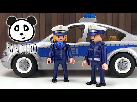 ⭕ PLAYMOBIL Polizei - Polizeiauto - Spielzeug ausgepackt \u0026 angespielt - Pandido TV
