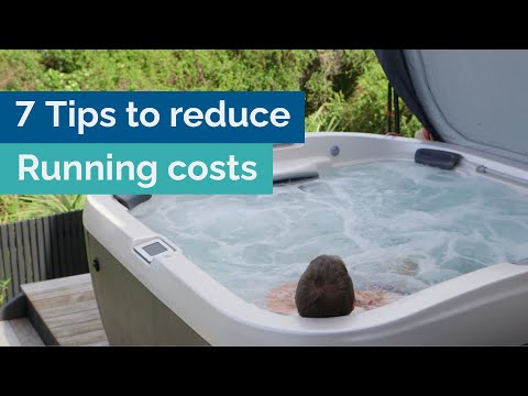 What is the most energy-efficient way to run a spa?