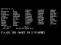 50 DOS Games In 5 Minutes