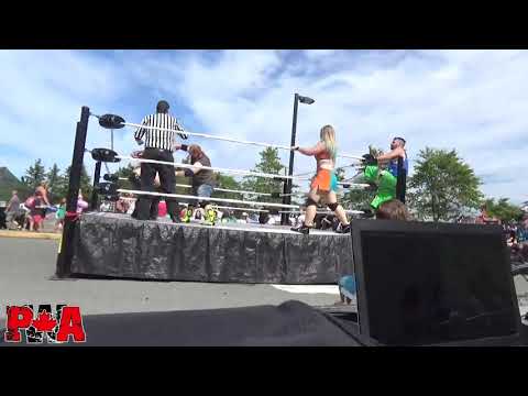Hardcore Hick & Riea Von Slasher & Eddie Osbourne vs  Bambi Hall & Krofton & Scott Steel   VIEX 2015