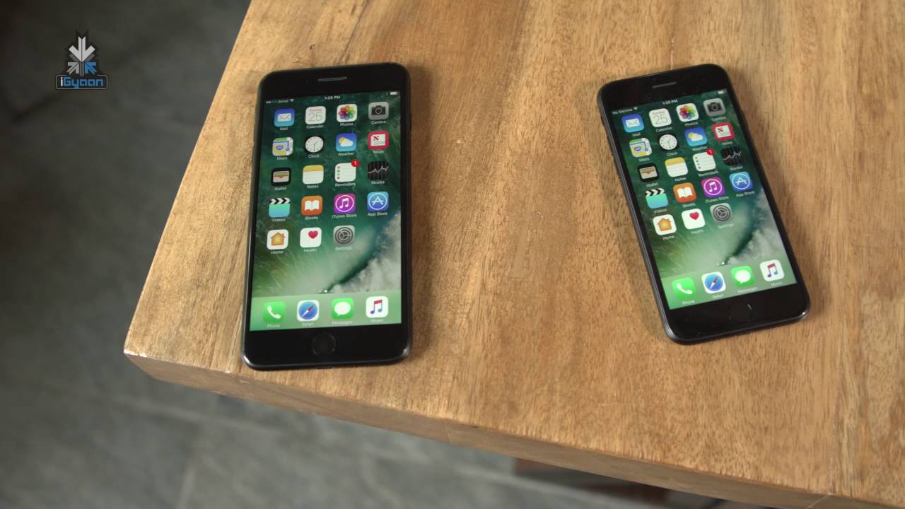 Apple iPhone 7 and iPhone 7 Plus Unboxing and Hands On Matte Black India - iGyaan