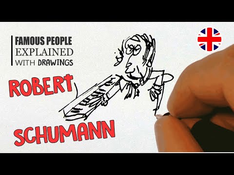 robert schumann life illustrating history with fun facts drawings - the great romantic composer