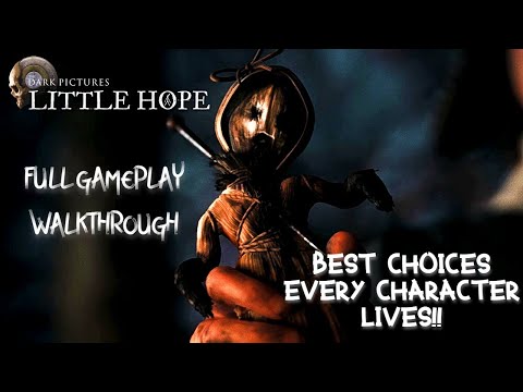 Little Hope FULL Game Walkthrough (Best Ending, Everyone Lives) (The Dark Pictures Anthology)