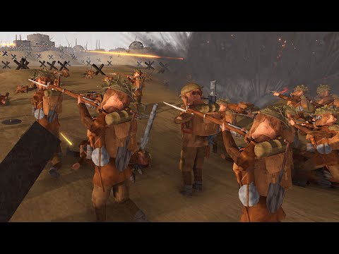 10,000 WWI Soldier BEACH INVASION in NEW Battle Simulator! - Rising Front