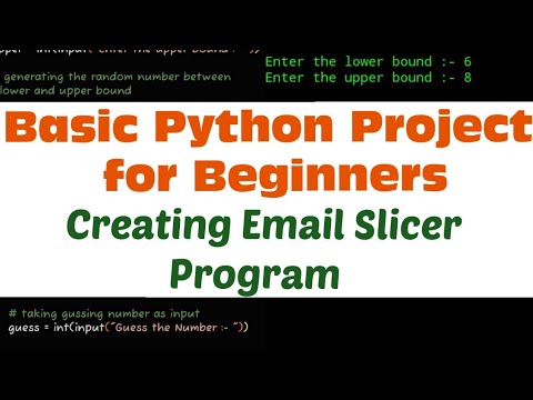 Email Slicer In Python Python Basics For Beginners