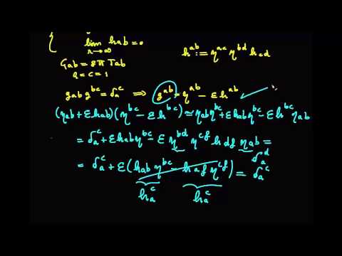 2. Equações de campo linearizadas (parte 1)