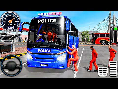 US Prisoners Transport Police Bus Driver - Ultimate Cop Driving Simulator 3D : Android GamePlay #2