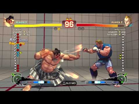 gowash [E. Honda] vs. kitty1025 [Abel] | SSF4 AE