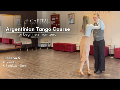 Argentine Tango Lesson 5 | Parada and Sandwich Step