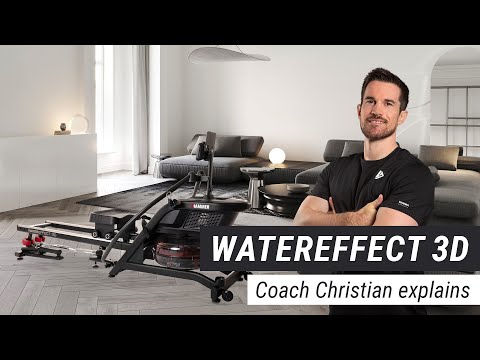 Гребной тренажер Hammer Water Effect 3D (4543)
