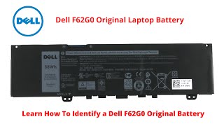 Unboxing a Genuine Dell F62G0 Laptop Battery | Learn How To Identify a Genuine Dell F62G0 Battery