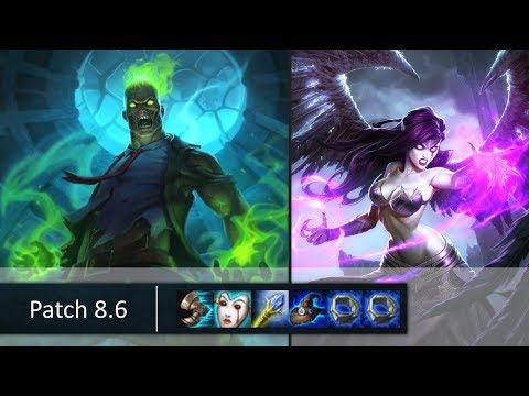 Brand Bot VS Morgana | S8 | High Elo 3v3 Twisted Treeline Ranked Gameplay