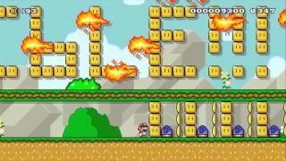 I made a level in Super Mario Maker