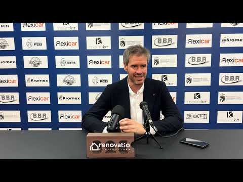 Rueda de prensa  Mikel Garitaonandia // Flexicar Fuenlabrada VS Melilla Baloncesto 