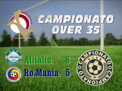 CAMPIONATO OVER 35 - 17^GIORNATA - ALITALIA VS RO.MANIA 8 - 5