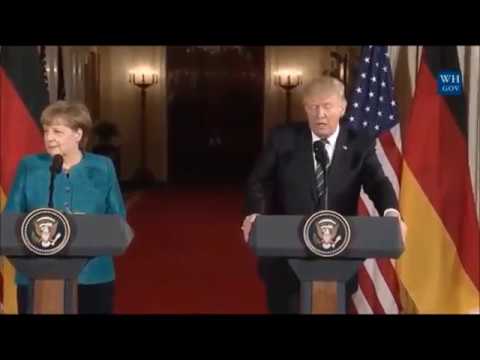 Donald Trump jokes about Obama-Merkel wiretaps