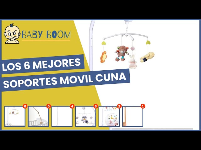 Vídeo relacionado con Promise Babe Móvil para cuna Soporte para cuna de madera Soporte para móvil para cuna Cambiador de pañales Cuna musical Nubes blancas Luna Nubes blancas Luna Osos marrones Colgante Móvil