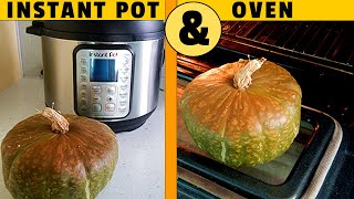 HOW TO COOK A WHOLE SQUASH IN THE INSTANT POT (Or In The Oven!)