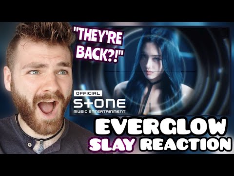 Reacting to EVERGLOW (에버글로우) - SLAY MV REACTION!!