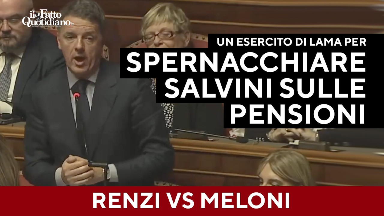 Renzi vs Meloni: "Calo della produzione industriale, colpa di Urso o siete dei passanti?"