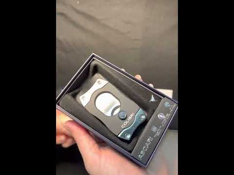 CORTADOR DE CHARUTO COLIBRI CUT PRETO + LARANJA