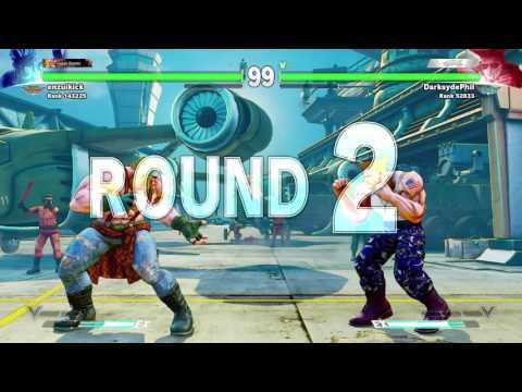 Street Fighter V: Guile Online MP pt13 - vs. Bad Connection Alex