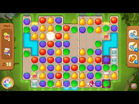 Gardenscapes Area 9 Day 1 Level 1963 - No Boosters Or Hacks