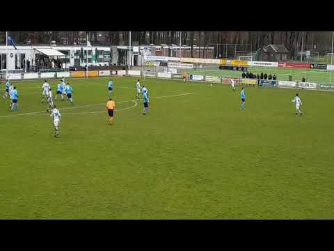 Doelpunt AWC laatste minuut prachtige kopbal Youri Hubers