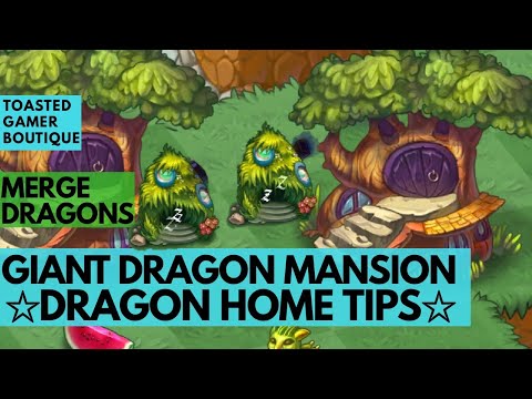 Merge Dragons Dragon Homes Tricks • How To Get A Level 8 Giant Dragon Mansion ☆☆☆