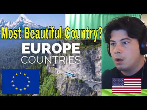 American Reacts 17 Most Beautiful Countries in Europe - Travel Video