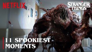 The 11 Spookiest Monster Moments | Stranger Things | Netflix