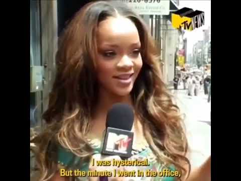 Rihanna At The MTV News In 2005 😍... TBT But She Looked Stunning 💯