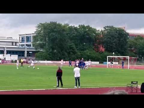 SV Mering - SC Olching Freistoßtor (Fatih Cosar)