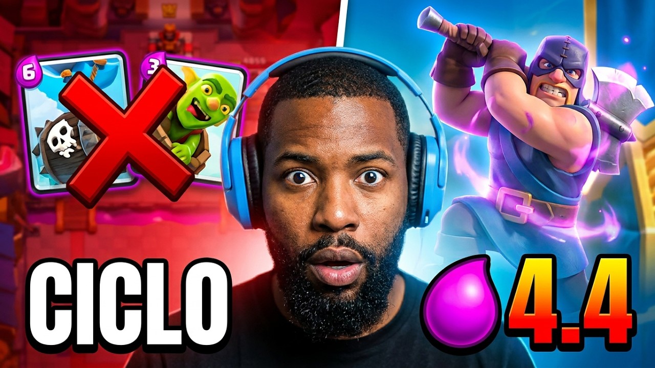Este mazo de 4.4 DESTROZA el ciclo rápido | Clash Royale