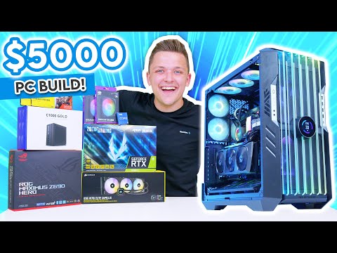 ULTIMATE $5000 Gaming PC Build 2022! [ft. RTX 3090Ti, i9 12900K & more! - w/ Benchmarks!]