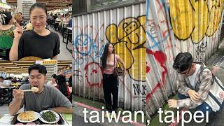 spend 12 hrs in taiwan with us (taiwanese breakfast, shilin market, pokemon cards)