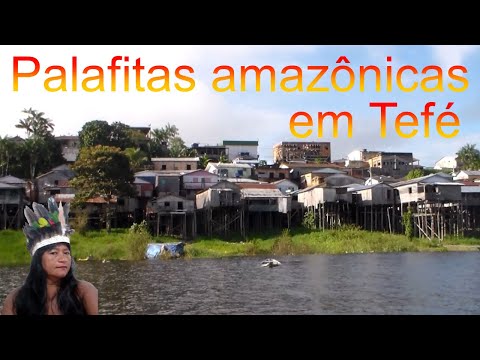 Arquitetura da várzea na Amazônia: palafitas ribeirinhas no lago de Tefé, bairro Juruá, Tefé, AM.