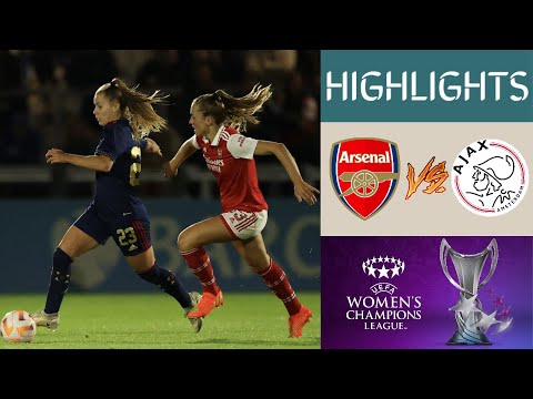 Arsenal vs Ajax UEFA Women's Champions League Qualifier Highlights