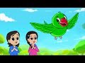 Mera Tota Main Mittu Tota मेरा तोता मैं तोता FunForKidsTV Hindi Rhymes