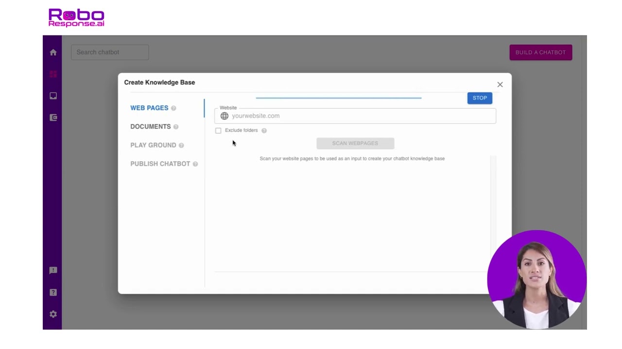 Create Knowledge Base Using Website